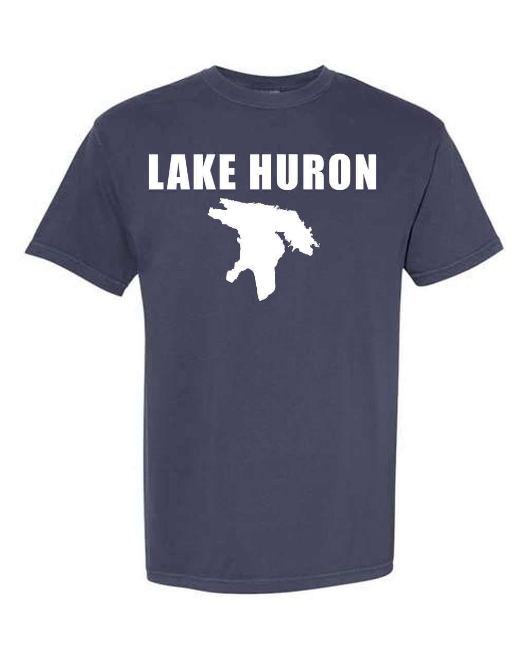 Lake Huron - Impact Statement T-Shirt, Navy