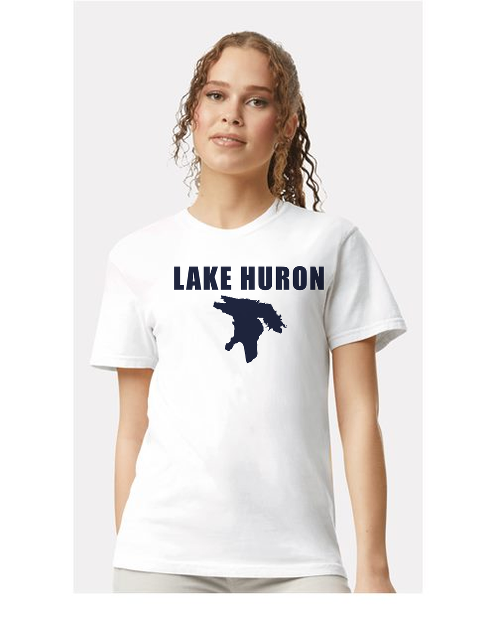 Lake Huron - Impact Statement T-Shirt, White