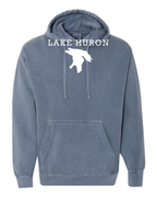 Lake Huron - Rockwell Broad Hoodie, Blue Jean