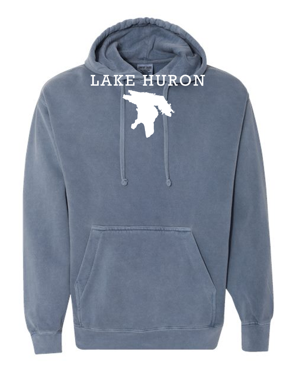 Lake Huron - Rockwell Broad Hoodie, Blue Jean