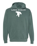 Lake Huron - Rockwell Broad Hoodie, Blue Spruce