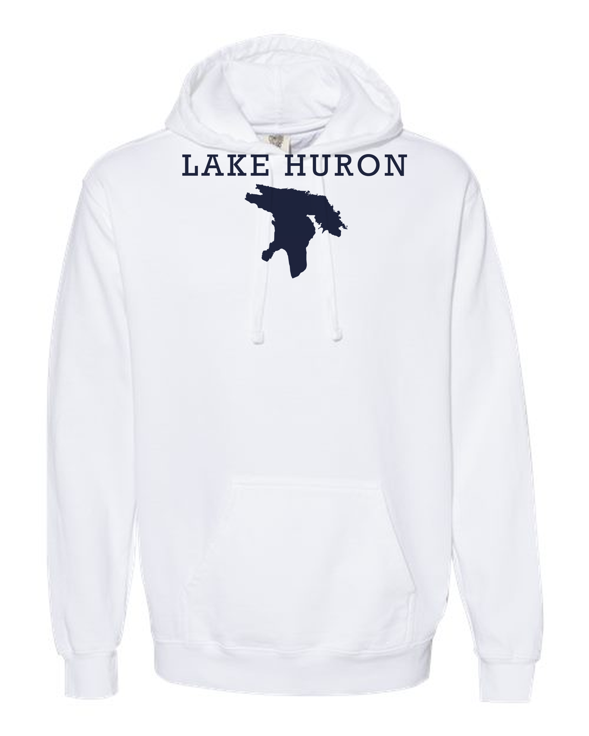 Lake Huron - Rockwell Broad Hoodie, White