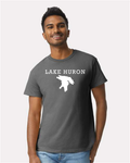 Lake Huron - Rockwell Broad T-Shirt, Charcoal