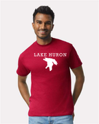 Lake Huron - Rockwell Broad T-Shirt, Cherry Red