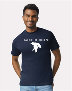 Lake Huron - Rockwell Broad T-Shirt, Navy