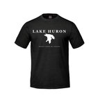 Lake Huron - Serif Classic T-Shirt, Black