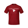 Lake Huron - Serif Classic T-Shirt, Red