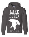 Lake Huron - Slab Heritage Hoodie, Charcoal