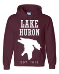 Lake Huron - Slab Heritage Hoodie, Maroon