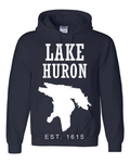 Lake Huron - Slab Heritage Hoodie, Navy