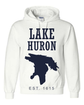 Lake Huron - Slab Heritage Hoodie, White
