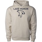Lake Huron - Trebuchet Outline Hoodie, Ivory