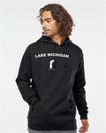 Lake Michigan - Arc Classic Hoodie, Black