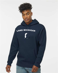 Lake Michigan - Arc Classic Hoodie, Navy