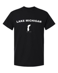 Lake Michigan - Arc Classic T-Shirt, Black
