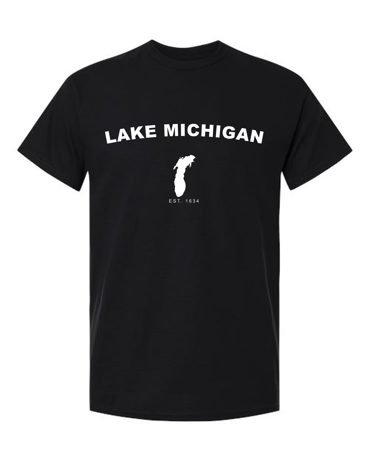 Lake Michigan - Arc Classic T-Shirt, Black