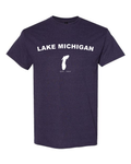 Lake Michigan - Arc Classic T-Shirt, Blackberry