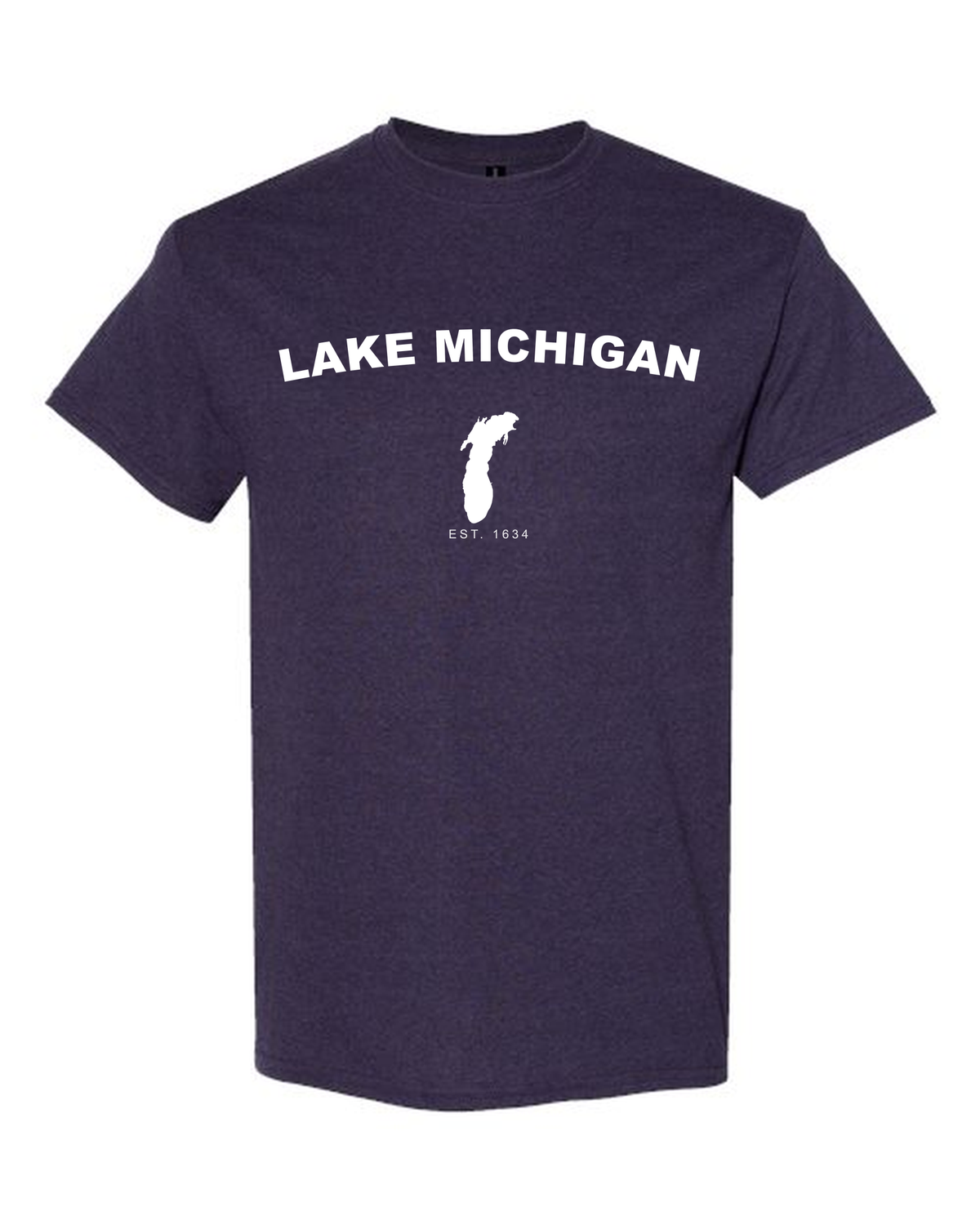Lake Michigan - Arc Classic T-Shirt, Blackberry