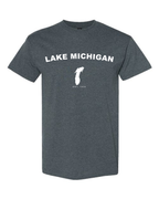Lake Michigan - Arc Classic T-Shirt, Dark Heather