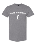 Lake Michigan - Arc Classic T-Shirt, Graphite Heather