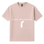 Lake Michigan - Constantia Vintage T-Shirt, Peach Skin