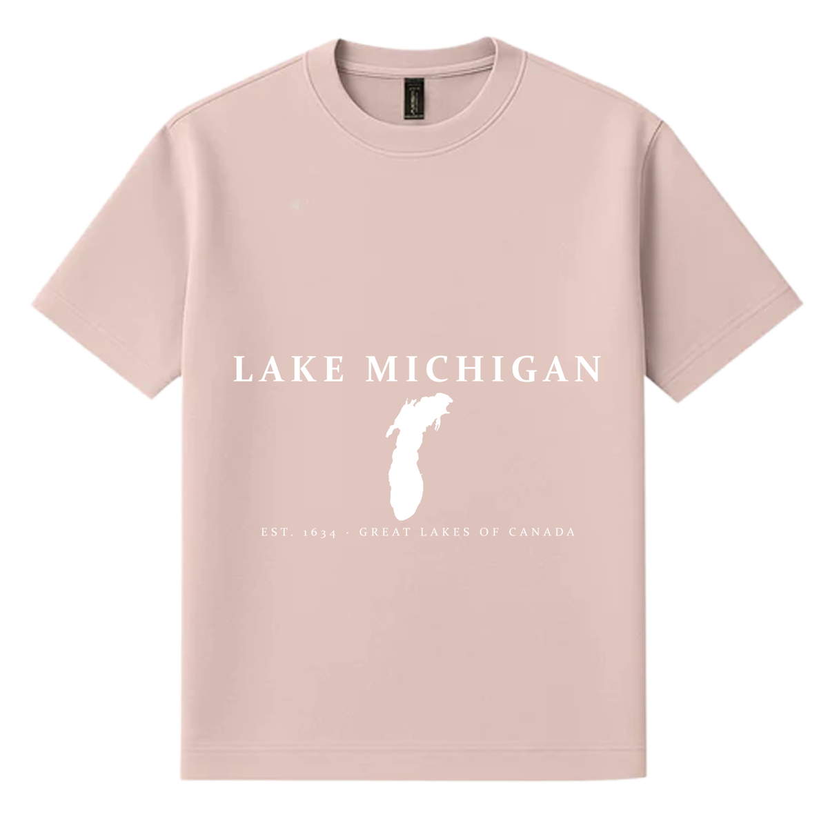 Lake Michigan - Constantia Vintage T-Shirt, Peach Skin