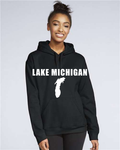 Lake Michigan - Impact Statement Hoodie, Black
