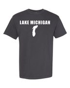 Lake Michigan - Impact Statement T-Shirt, Graphite