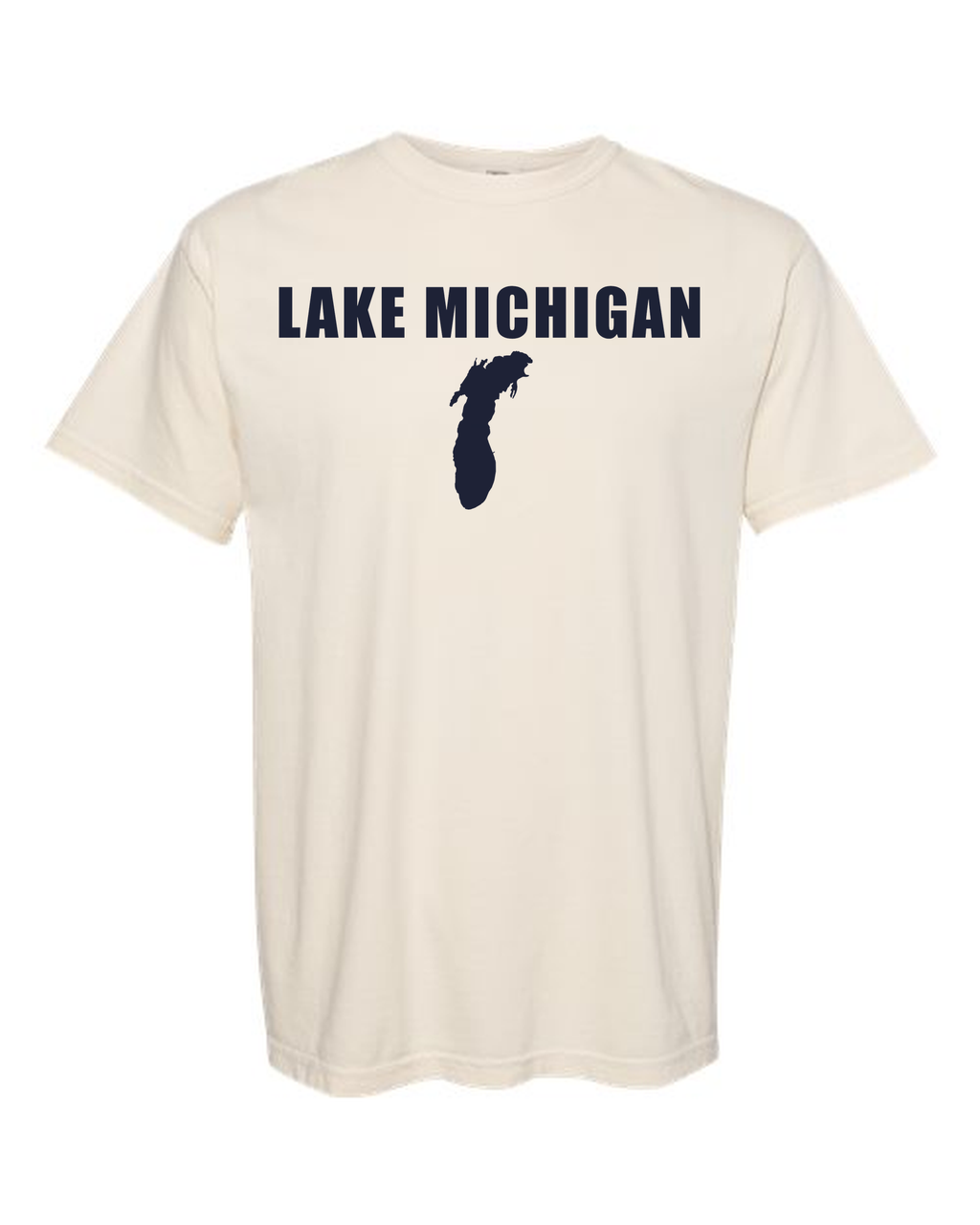 Lake Michigan - Impact Statement T-Shirt, Ivory