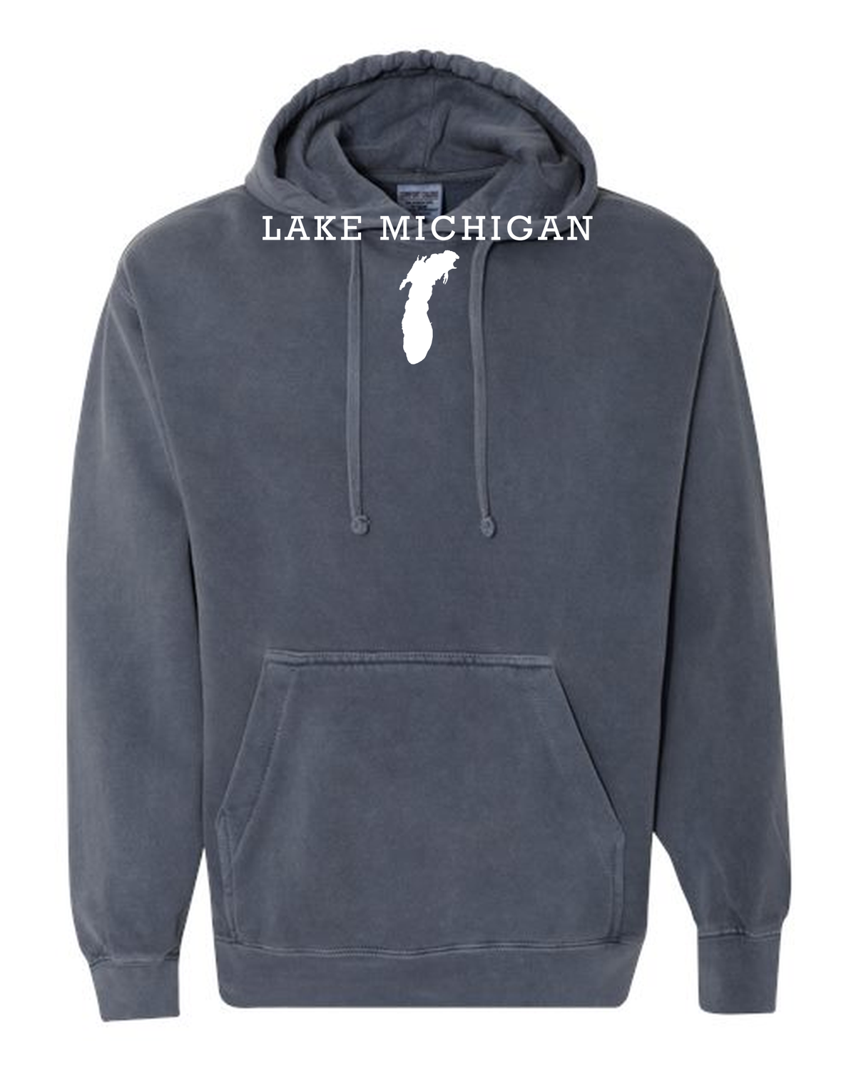 Lake Michigan - Rockwell Broad Hoodie, Denim