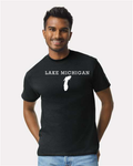 Lake Michigan - Rockwell Broad T-Shirt, Black
