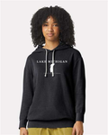 Lake Michigan - Serif Classic Hoodie, Black
