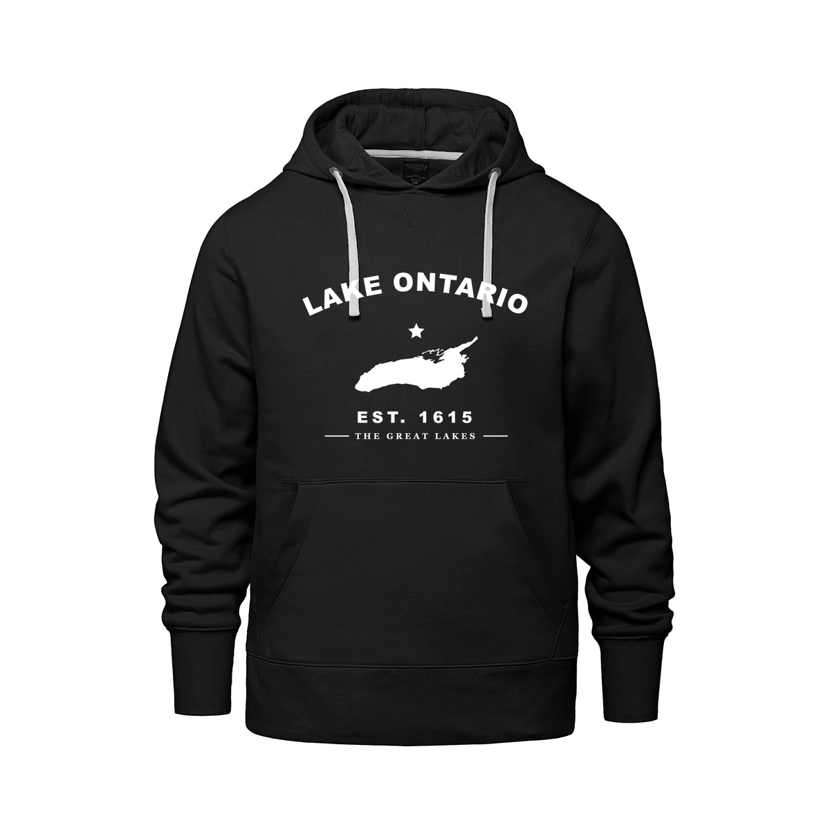 Lake Ontario Collegiate Hoodie, Black