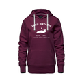 Lake Ontario - Collegiate Ladies Hoodie, Burgundy