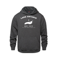 Lake Ontario - Collegiate Youth Hoodie, Charcoal