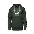 Lake Ontario - Collegiate Ladies Hoodie, Forest Green