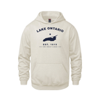 Lake Ontario - Collegiate Youth Hoodie, Ivory