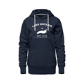 Lake Ontario - Collegiate Ladies Hoodie, Navy