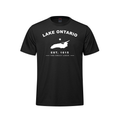Lake Ontario - Collegiate Youth Tee, Black