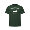 Lake Ontario - Collegiate Youth Tee, Forest Green