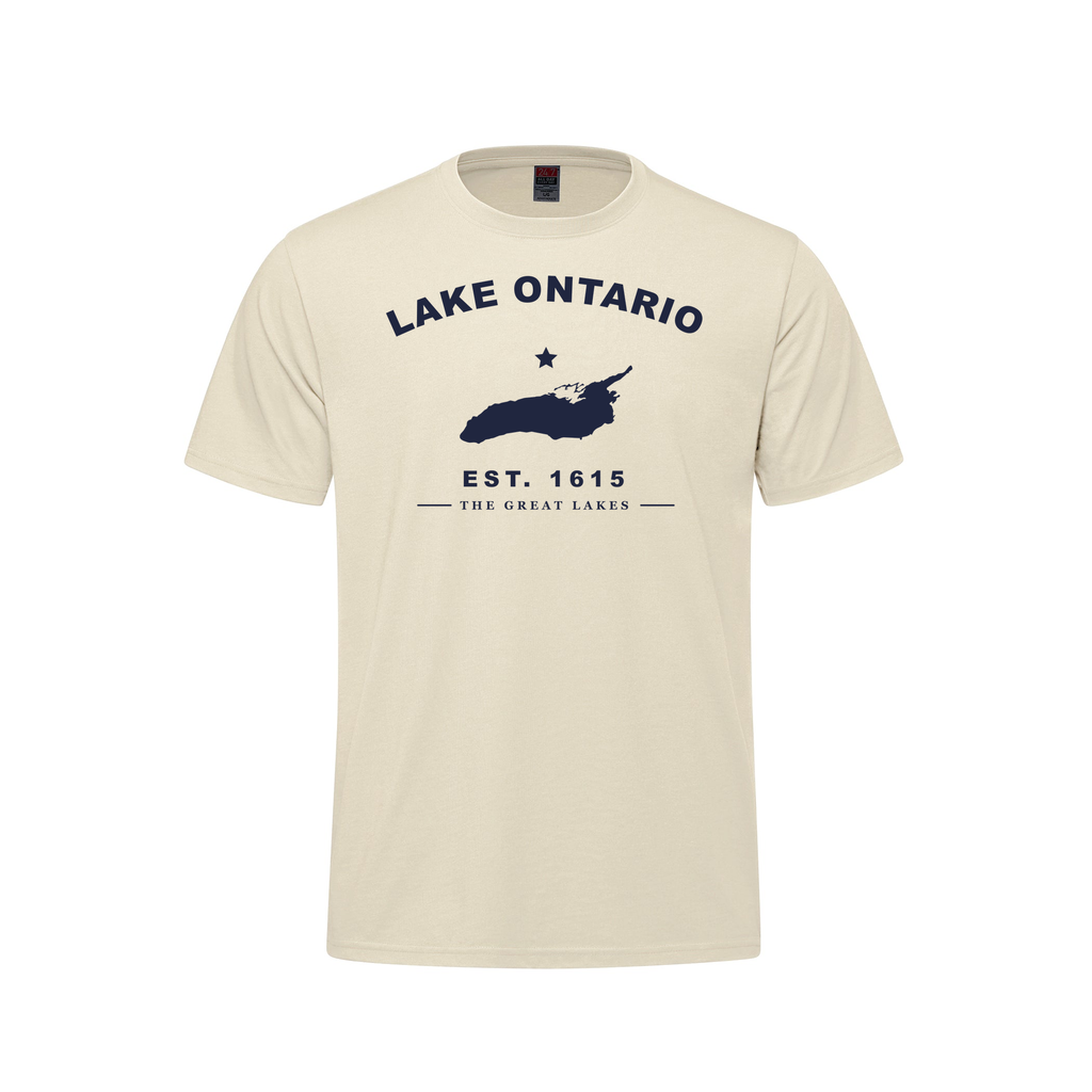 Lake Ontario - Collegiate Youth Tee, Ivory