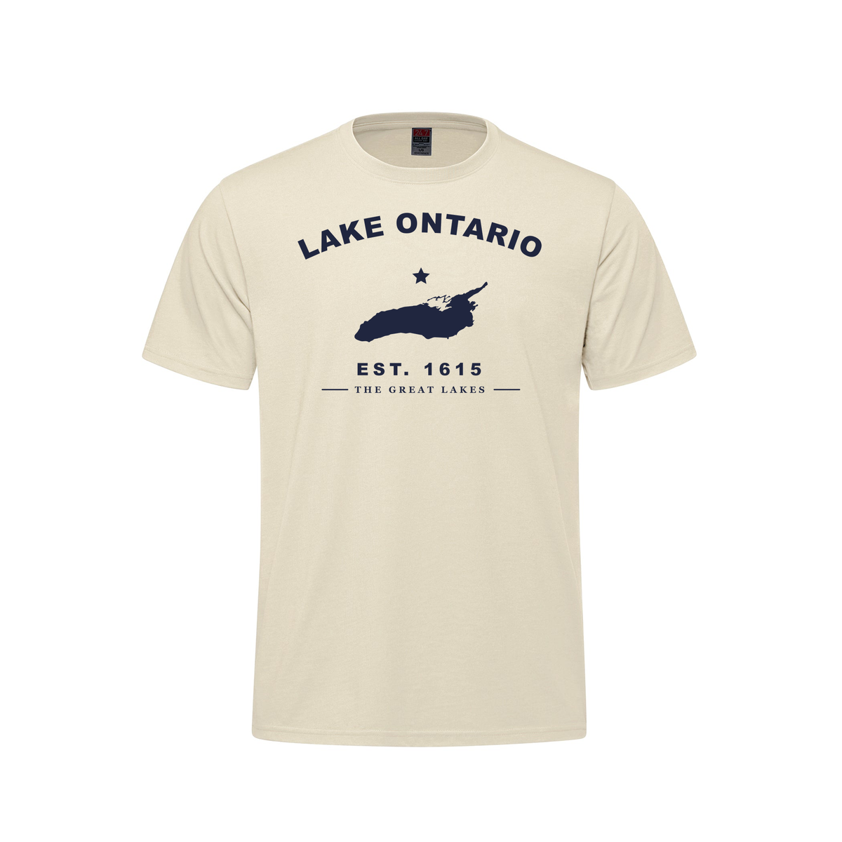 Lake Ontario - Collegiate Youth Tee, Ivory