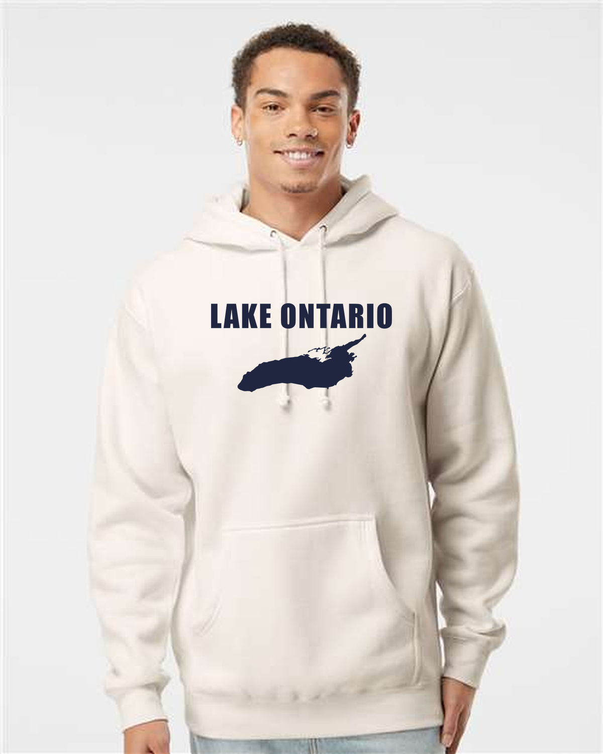 Lake Ontario - Impact Statement Hoodie, Bone
