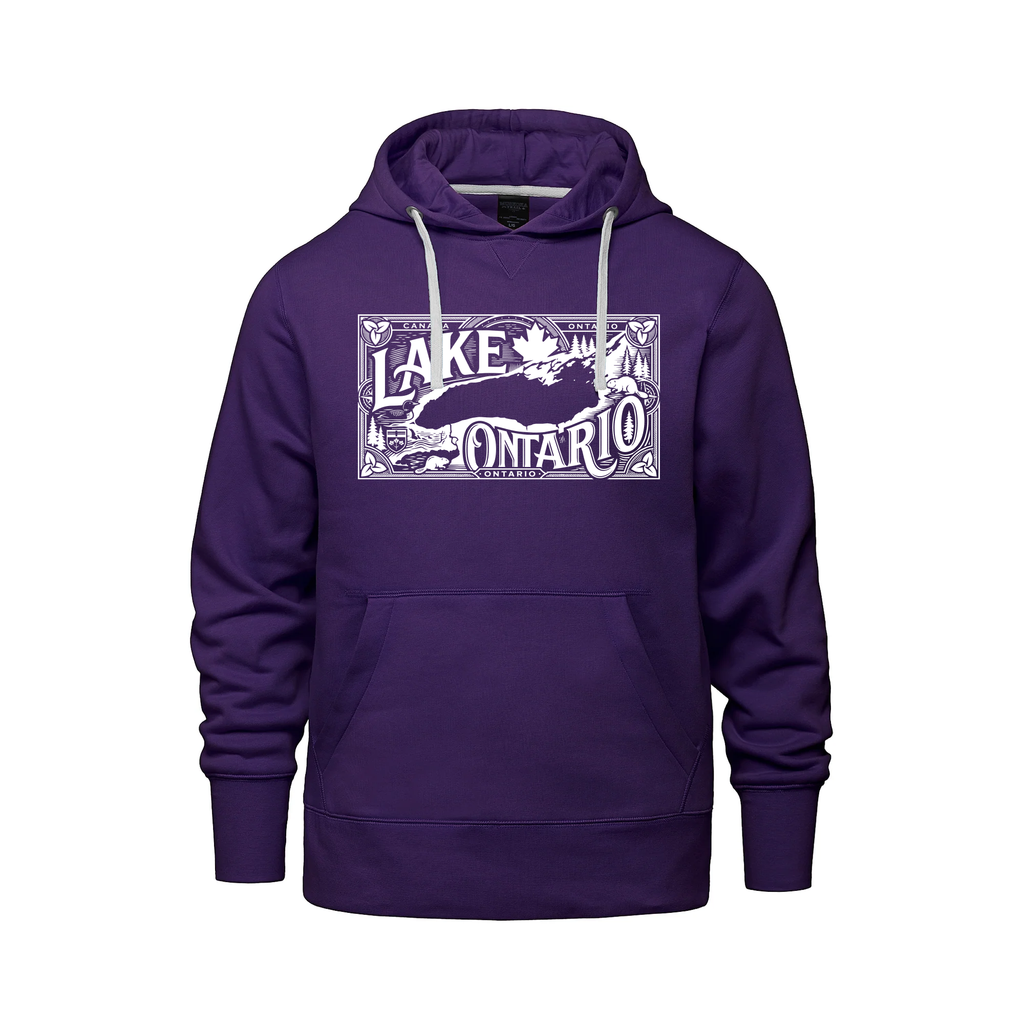 Lake Ontario Muskoka Trail Hoodie, Purple
