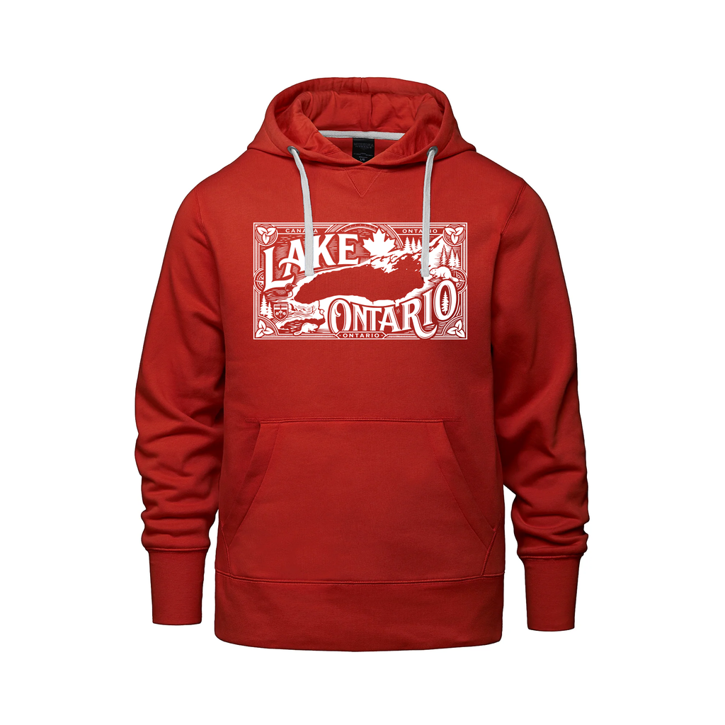 Lake Ontario Muskoka Trail Hoodie, Red