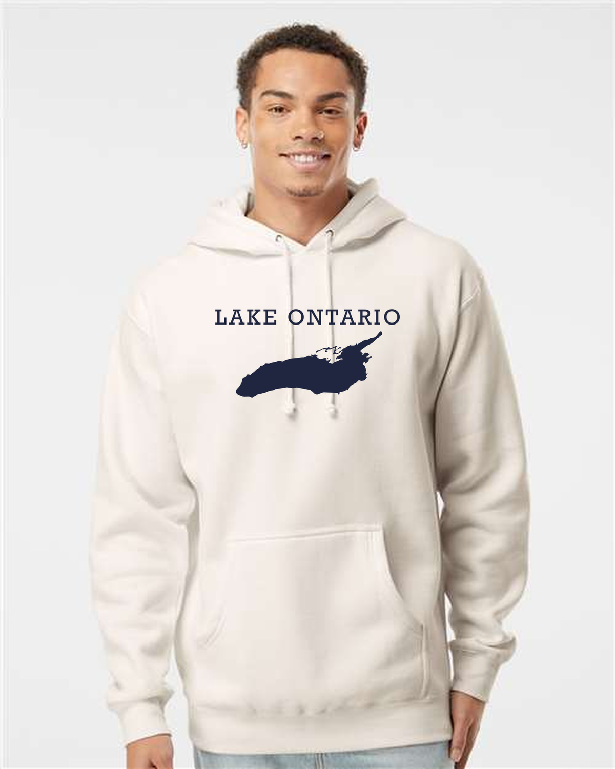 Lake Ontario - Rockwell Broad Hoodie, Bone