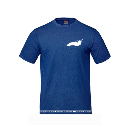 Lake Ontario Horizon Vintage Wash Tee, Black