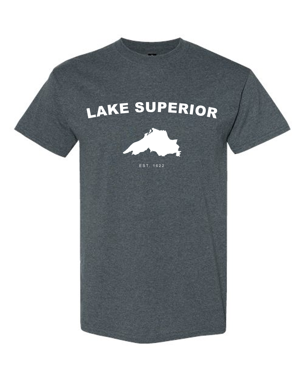 Lake Superior - Arc Classic T-Shirt, Dark Heather