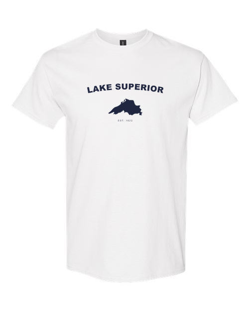 Lake Superior - Arc Classic T-Shirt, White