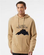 Lake Superior - Condensed Tall Hoodie, Pigment Sandstone